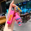 Chaveiro Criativo de Cavalo Arco-Íris Unicórnio Desenho Animado para Mulheres, Chaveiro Fofo Estilo Ins, Pingente para Mochila de Estudante, Pequeno Presente
