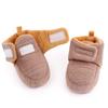 Cubrezapatos de invierno zapatos de algodón zapatos de bebé velcro suelas blandas zapatos para niños pequeños zapatos altos para bebés 2535