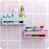 Estilo nórdico forte Velcro rack de armazenamento de cozinha rack de armazenamento de drenagem montado na parede rack de armazenamento de banheiro tripé