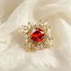 Pulseira Quadrada de Zircônia Microincrustada em Ouro 18K DIY Colar Feito à Mão Acessórios de Joalheria Materiais Diamantes Coloridos Joias Coloridas