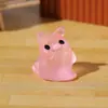 Ornamentos de Porco Luminosos Artificiais de Resina Porquinho Fofo Chaveiro DIY Ímã de Geladeira Material para Micro Paisagem