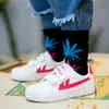 C590 Calcetines Infantiles al por Mayor Verano Lindos Coloridos Calcetines de Hojas Calcetines de Algodón Literarios para Niños y Niñas