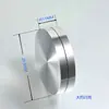 Rolamento de rotor de alumínio, prato giratório de bolo de alumínio, spinner de eixo rotativo de alumínio, base giratória de mesa de jantar de vidro, spinner de camada dupla