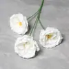 3 Rosas Francesas de Austin Escena del Salón de Bodas Arreglo Floral Flores Artificiales Decoración de Hotel Restaurante Flores de Seda