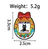 Insignia con Forma de Huevo para Mascotas Transfronteriza Broche de Animal Lindo Accesorios Dibujos Animados Cerdo Pequeño Leopardo Rosa Broche de Animal