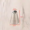 1M 6 Dentes Bolo Decorativo Biscoito Rosa Creme Cozimento Ferramenta DIY Aço Inoxidável 304 Bico Decorativo Coleção Média