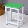 Taburete de acero y madera taburete cuadrado engrosado taburete de estudio taburete para el hogar taburete de color taburete de comedor taburete para escritorio de entrenamiento