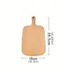 Tabla de cortar de madera maciza creativa para el hogar, tabla para panadería, postres, hotel, tabla de cortar, tabla de cortar de madera especial para cocina