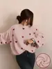 Blusas de Tricô para Mulheres, Novos Estilos de Outono e Inverno, Tricô Casual Soltinho para Mulheres, Roupa para o Dia a Dia, Roupas de Inverno Femininas, Exclusivamente para Vendas Transfronteiriças