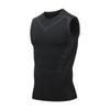 Calças de Compressão Esportiva Masculina Colete de Corrida Secagem Rápida Elástico Basquete Roupa de Treino Fitness Atletismo Roupa Base Sem Mangas
