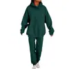 Traje Sudadera con Capucha de Color Puro para Hombre Primavera y Otoño 2023 Traje de Dos Piezas Deportivo Casual de Moda