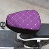 Funda de asiento para coche eléctrico de otoño e invierno, cojín cálido para asiento trasero de bicicleta eléctrica, funda de asiento para coche a batería, franela acolchada de felpa