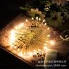 Promoción de Regalo de Comercio Electrónico Transfronterizo 2 m 1 m CR2032 pila botón alambre de cobre cadena de luces caja de regalo para pastel corona decorativa lámpara