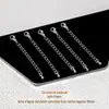 Corrente de extensão universal em prata 925, fecho de anel único/duplo que não desbota, fecho para joias DIY, fecho de ponta para pulseira, acessórios de fecho de mola