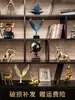 Decoraciones para Gabinete de Vino, Adornos Retro, Accesorios para el Hogar, Violín Creativo Sencillo para Sala de Estar, Mueble de TV, Estantería, Muebles Pequeños