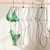 Perchero metálico personalizado para trajes de baño, expositor para sujetadores y ropa interior, percha engrosada antideslizante para bikinis y trajes de baño de mujer