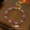 Elegante e Exquisito Bracelete Oval de Zircônia, Luxo Leve, Bracelete de Temperamento de Alto Padrão, Design de Bracelete de Nicho e Versátil, Atacado