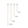 Venta caliente transfronteriza multimodelo Hebilla de resorte cadena de extensión ajustable diy pulsera collar hebilla de conexión joyería cadena de cola