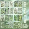 Livro de Adesivos Souvenir de Baunilha de Manhã Cedo Culinária Japonesa Estilo Vintage Sobremesas Base DIY Decoração Livro de Adesivos para Diário