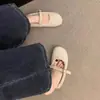 ¡Primer encuentro con zapatos peludos! Zapatos Mary Jane peludos para mujer, nuevo modelo otoño e invierno 2026, calzado para exteriores, forrados de felpa, mocasines de suela plana