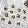 Rosa de glaseado para impresión de 10 mm, joyería para uñas, joyería luminosa para uñas, manicura, joyería de camelia al por mayor