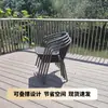 Tejido Personalizado de Respaldo de Silla de Ratán para Balcón Exterior y Jardín de Ocio, Silla de Ratán Sintético Impermeable