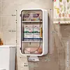 Caixa de Exibição de Figuras de Parede com Abertura Dupla, Estilo Listrado Vertical e Horizontal, Caixa de Exibição de Figuras Transparente, Caixa de Armazenamento à Prova de Poeira para Blind Boxes