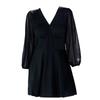 Traje de baño de una pieza de manga larga con protección solar para mujer de talla grande, para chica gordita, holgado, que cubre la carne, adelgazante, con cuello en V, conservador, que cubre la carne, adelgazante