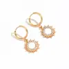 Collar de Perlas de Imitación Retro de Lujo Ligero Transfronterizo Europeo y Americano Pendientes de Sol con Diamante Minimalista Pulsera