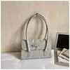 Nova Bolsa de Ombro Feminina Primavera 2026 Estilo Puro Bolsa de Axila Bolsa de Mão Tendência Fresca Pequena Bolsa Quadrada para Mulheres