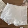 Calzoncillos tipo bóxer para mujer 2025 Nuevo estilo Sexy Encaje Empalmado Modal Entrepierna Antibacteriana Sin costuras Verano Delgados de Seda de Hielo