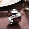 Anillo para Servilletas de 3 Colores Electrochapado Soporte para Servilletas de Hotel para Banquetes Occidentales Anillo para Servilletas Metálico con Manchas Estilo Europeo Vajilla