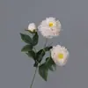 Arreglo de Flores Artificiales de Peonías de Lujo Ligero Estilo Francés para Mesa de Comedor Ramo y Decoración de Sala de Estar Arte Floral