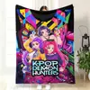 Grupo de Kpop Femenino Cálido Anime Popular para Oficina Siesta Manta Nuevo Producto Temática de Caza Manta de Franela Impresa de Amazon