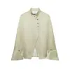 Comércio Exterior Transfronteiriço Estilo Europeu e Americano Roupas Femininas Za Aliexpress Venda Quente Primavera Vintage Elegante Blazer Decorativo em Camadas