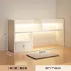 Estante de mesa, prateleira de armazenamento multicamadas simples para dormitórios de estudantes, estante de mesa em degraus para escritório, pequena estante de mesa