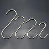 Gancho em forma de S Salsicha bacon utensílios de cozinha sala grande gancho de metal não perfurado parede pendurar roupas chapéu S-hook atacado