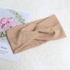 Banda para el cabello deportiva de yoga de color cruzado, turbante absorbente de sudor para correr en verano, banda para el cabello de punto lunar, accesorios para el cabello con borde cruzado