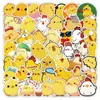 53 Pegatinas de Pollo Amarillo Transfronterizas para Decoración Infantil Interacción Familiar Creativa Manual de Bricolaje Pegatinas Impermeables Venta al por Mayor