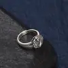 Anillo de plata de ley 925 de pez Loto anillo vintage abierto de buena suerte pez koi joyería para niñas año tras año