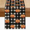 Transfronterizo Nuevo Artículo Caliente de Halloween Calavera Calabaza Fantasma Araña Mantel para Mesa de Cocina Mesa de Comedor Interior Exterior Decoración del Hogar