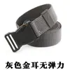 Cinturón Táctico de Lona para Hombre Cinturón Tejido de Nylon Cinturón Casual Versátil Cinturón para Estudiante Entrenamiento Militar Ropa de Trabajo Exterior