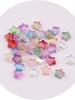 Estrella de cinco puntas de 8 mm agujero recto agujero vertical esmerilado estrella pequeña estrella de cinco puntas esmalte de color antiguo horquilla borla diy hecho a mano cuentas sueltas