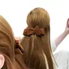 Clip de Banana de Lazo Multicapa de Gamuza Maillard de Alta Gama Coreano para el Cabello de Mujer Clip para Cola de Caballo Accesorios para el Cabello Estilo Nuevo