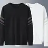 Nueva Camiseta de Manga Larga con Cuello Redondo para Primavera y Otoño 2025, Sudadera Gruesa Versátil de Moda, Camiseta Básica Unisex