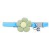 Explosiones transfronterizas mascota linda flor campana collar gato perro ajustable collar oso de peluche accesorios de tracción