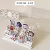 Soporte de Exhibición Transparente Acrílico para Insignias, Caja de Exhibición Sellada y a Prueba de Humedad, a Prueba de Polvo para Merchandising de Anime