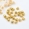 Oro de 18k cuentas de amor forma especial forma de corazón cuentas sueltas DIY pulsera de perlas collar accesorios de joyería accesorios con cuentas materiales