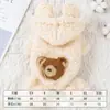 Ropa para perros Bomei, peluche para perros pequeños, gruesa, para otoño e invierno, gruesa, para mascotas de cuatro patas, con forro polar, para gatos