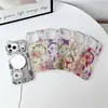 Adecuado para funda de teléfono Apple 17ProMax, soporte con marco de lente incrustado de diamantes para iPhone16, funda magnética 15pro